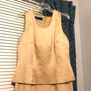 Beige Pearl Gown